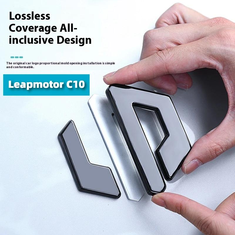 Для автомобиля Leapmotor C10 Чернение Модификация Логотип Буквы Передний Задний Автомобильные Шильдики Модификация Наклейка