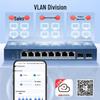 Hikvision DS-3E1510-E 10-Port Cloud Managed Gigabit Switch CN plug (adapter included)