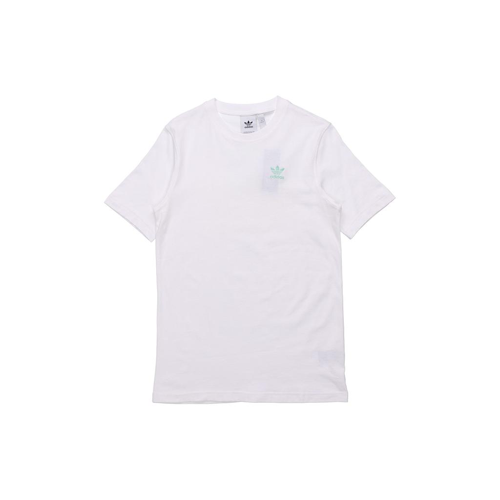 Adidas Originals Trefoil Front And Back Logo Sports Short Sleeve T-Shirt Men Tops White FM3348