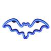 LED Neon Light Innovative Bat Shape Neon Sign Lamp for Holiday Christmas Party DecorationsBlue