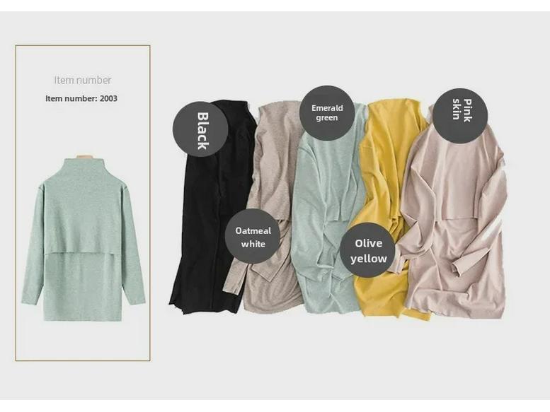 Бесшовный теплый осенний топ для беременных с бархатом, для кормления и послеродового периода, длинные рукава, 2003 г.