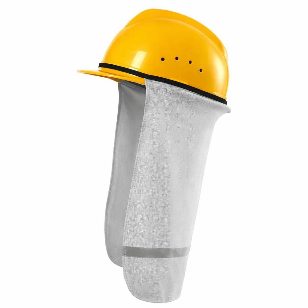 Breathable Hard Hat Sun Shade With Reflective Stripe Face and Neck Protection Work Accessory