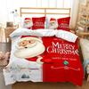 Цветочная Мягкая Пододеяльник Mery Christmas Теплая Покрывало-Одеяло Микрофибра Картонный Комплект Постельного Белья Полный Кинг Для Детей Малышей Десятки Подарков Декор Спальни