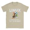 Men T-Shirts Linux   Windows Vintage Cotton Tees Short Sleeve  T Shirt Crew Neck Tops 4XL 5XL