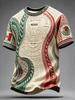 2026 Summer Edition Mexican Football Training Women's T-Shirt - 3D Digital Printing Comfortable Breathable Family-Personalized Clothing