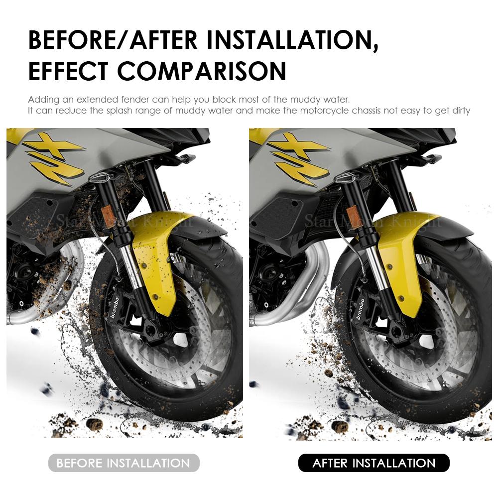 F900XR S1000XR мотоциклетное переднее крыло, расширитель брызговика, ремонт для BMW F900XR S1000XR F 900 XR S 1000 XR