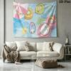 Sumikko Wall Tapestry Aesthetic Wall Hanging Printed Fabric Blanket Decorative Tapestries for Bedroom Living Room Home Decor