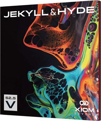 XIOM Jekyll Hyde Настольный теннис Красный фунты и V52.5 Накладка, (РД) 2,1 (11211)