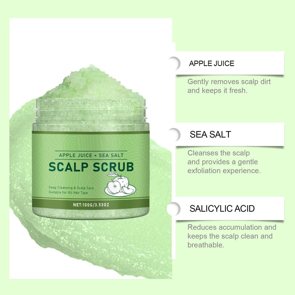 Scalp Care Scrub Sea Cleanser Oil Control -dandruff Soft Hair Refreshing Scalp Clean