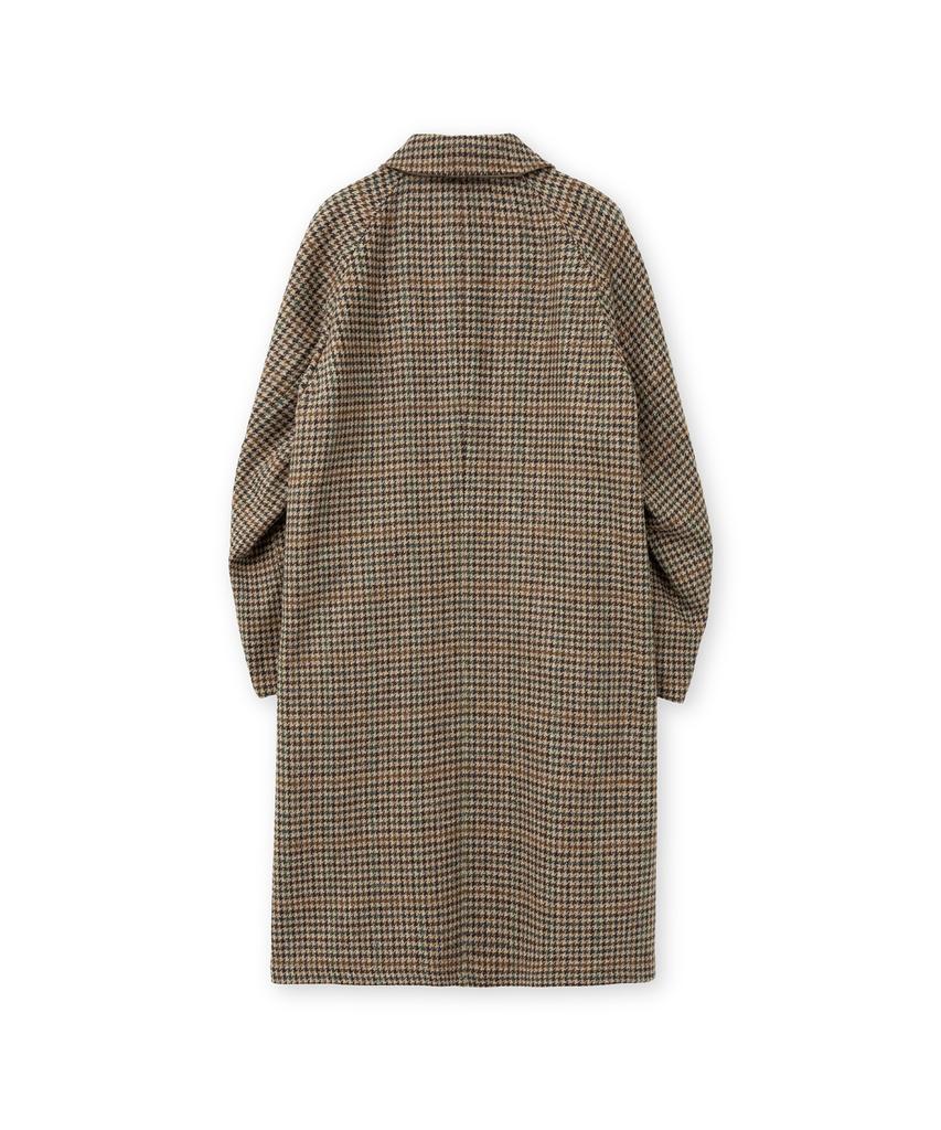 Brownyard Reversible Balmacaan Coat, Beige