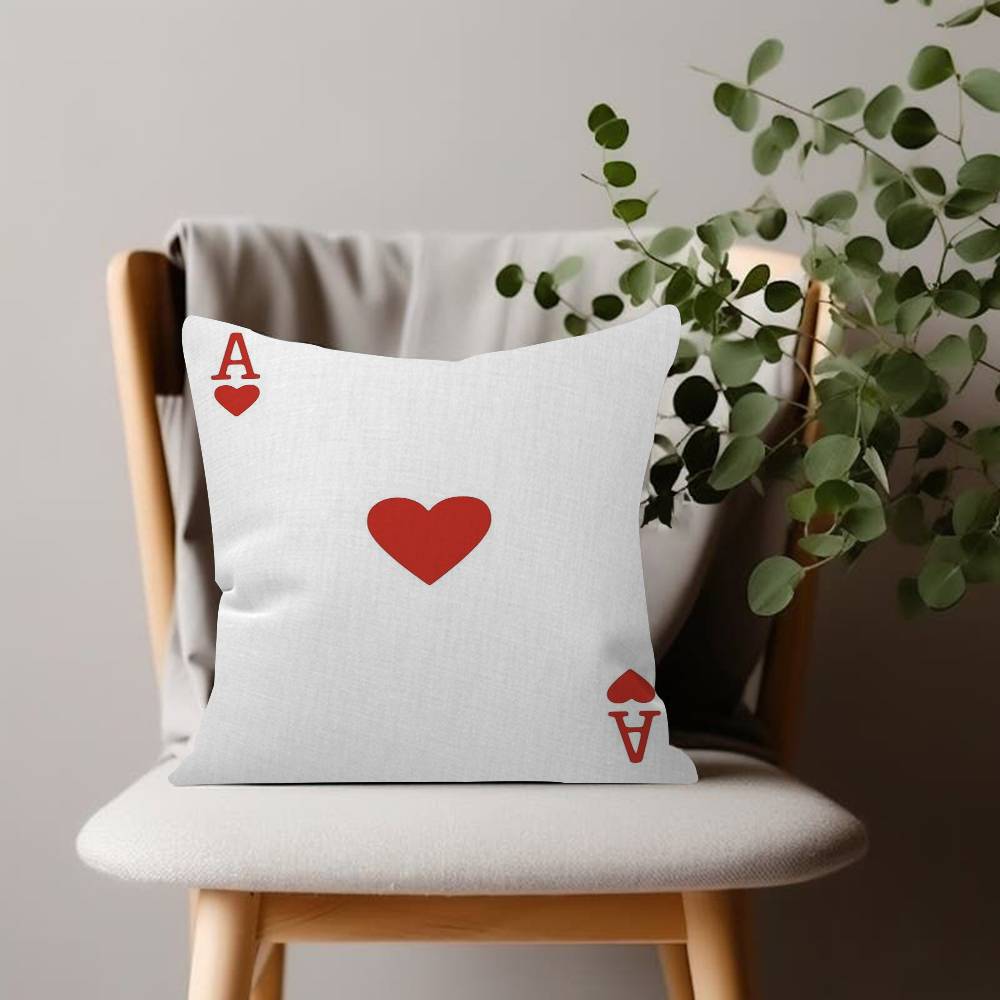 Vintage Poker Personalized picture text home decorative pillows Household Gifts xcm
