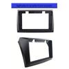 Для FIAT Stilo 2001-2010 Рамка для автомагнитолы Double Din, Панель-заглушка для 9-дюймовой стереосистемы, Пластиковая лицевая панель аудиосистемы