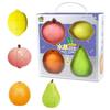 Fruit Cube Puzzle: Realistic Fruit-Shaped Cube Puzzle. Set of 4: Orange, Pear, Peach, and Lemon. (Packaged In English and Chinese). A Great Birthday