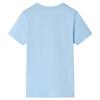 T-shirt pour enfants avec manches courtes bleu clair 92/104/116/128/140