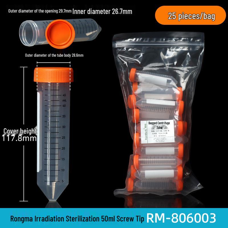 Laboratory Plastic Tubes: PCR, Centrifuge & Seed Bottles in 0.2/1.5/5/10/15/30/50ml