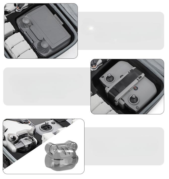 Hard Case Cover for DJI Mini 4 Pro - For 6 Batteries - RC 2 / RC-N2