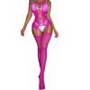 Plus Size Sexy Xxxxl Fishnet Bodysuit Costume Women Bodystocking Lingerie for Woman Underwear Body Suit Open Bra Transparent
