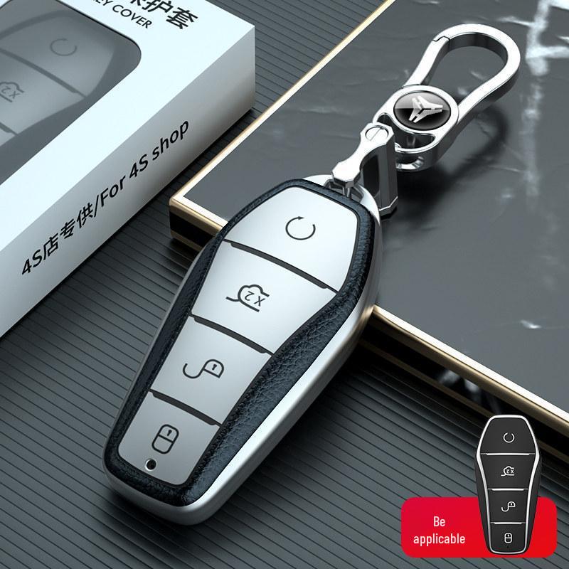 Чехол для ключей для BYD Han EV, Song Pro, Tang DMI, Song Plus DMI, Song Max, Yuan, Dolphin - Унисекс