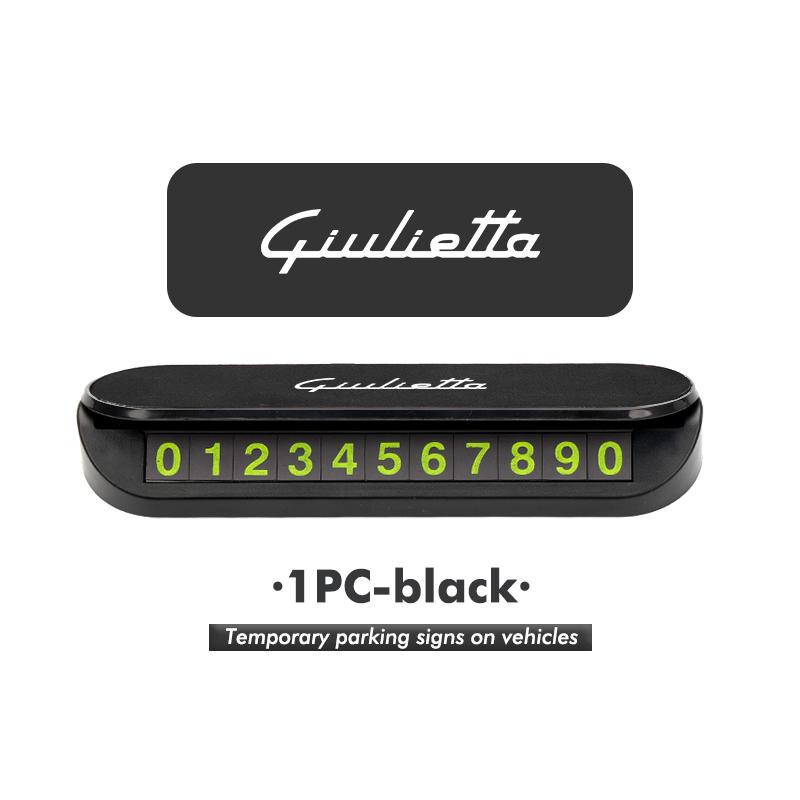 Car Stickers For Alfa Romeo Car Temporary Parking Telephone Sign Number Card Plate Decoration Accessories For Alfa Romeo Giuliet