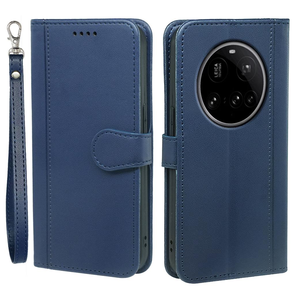 For Xiaomi 15 Ultra Wallet Case Magnetic Snap Leather Phone Cover with Strap