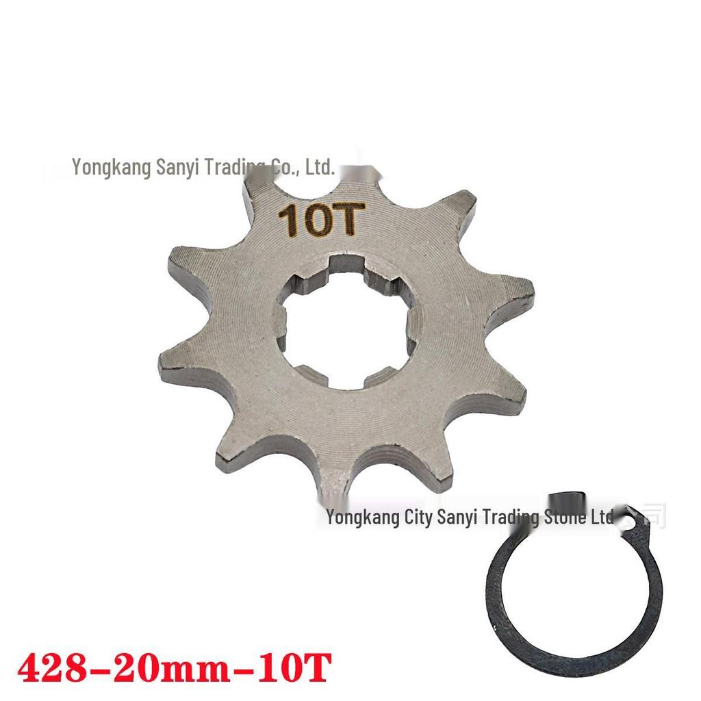 428 Type Motorcycle Engine Small Chain Sprocket, 10-19 Teeth Variable Speed Freewheel Modification Gear Parts