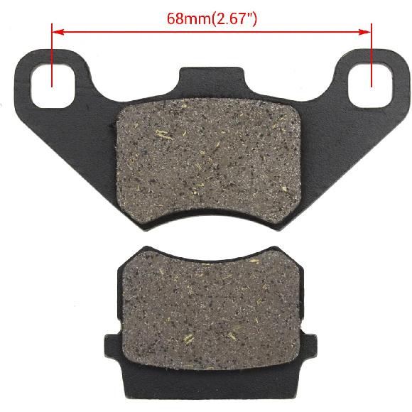 KT196 Brake Master Cylinder With Brake Caliper Pads Assembly Compatible With 196Cc 6.5Hp Coleman KT196 Go Kart 200GK Go Cart Powersports Parts