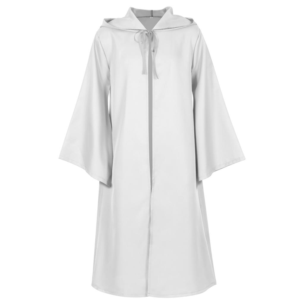 Halloween Cos Robe Cape Cos Costume Party Long Cosplay Long Black Robe Dress Outfit