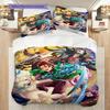 Demon Slayer Mugen Train Adventure Threepiece Set 1 Duvet Cover 2 Pillowcase Without Core Christmas Birthday Gift Bedding Set