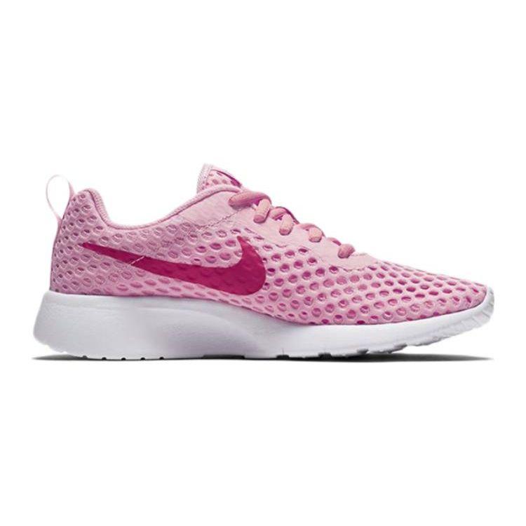 Nike Tanjun Fabric Sports Comfort Shock Absorption Non-Slip Wear-Resistant Low-Top Casual Shoes Kids Sneaker Pink AO9603-601