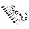 8Pcs LED Garden Lawn Lamp IP65 Waterproof Landscape Lighting for Courtyard Villa Pathway Warm