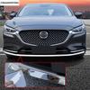 Аксессуары из нержавеющей стали для Mazda 6 - 2024 Автомобиль Передний Бампер Губа Капот Средняя Нижняя Решетка Сетка Полоса Декор Накладка Отделка