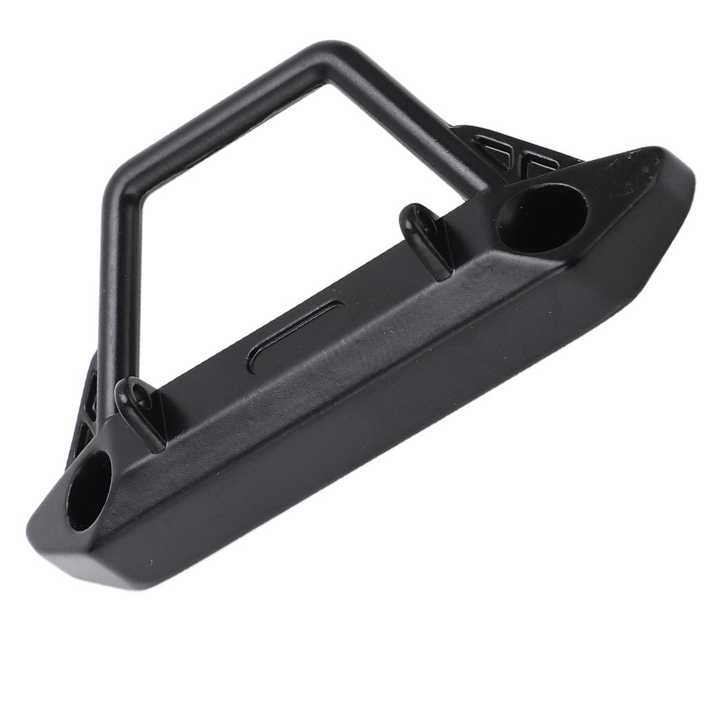 RC Flat Front Bumper Car Protection with 2 LED Headlights for Axial SCX24 124 RC Car Crawler