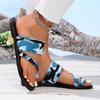 Fashion 2024 Summer Bohemian Flat Shoes for Women New Fashion Clip Toe Gladiator Slippers Female Plus Size Soft Beach Flip Flops Zapatos