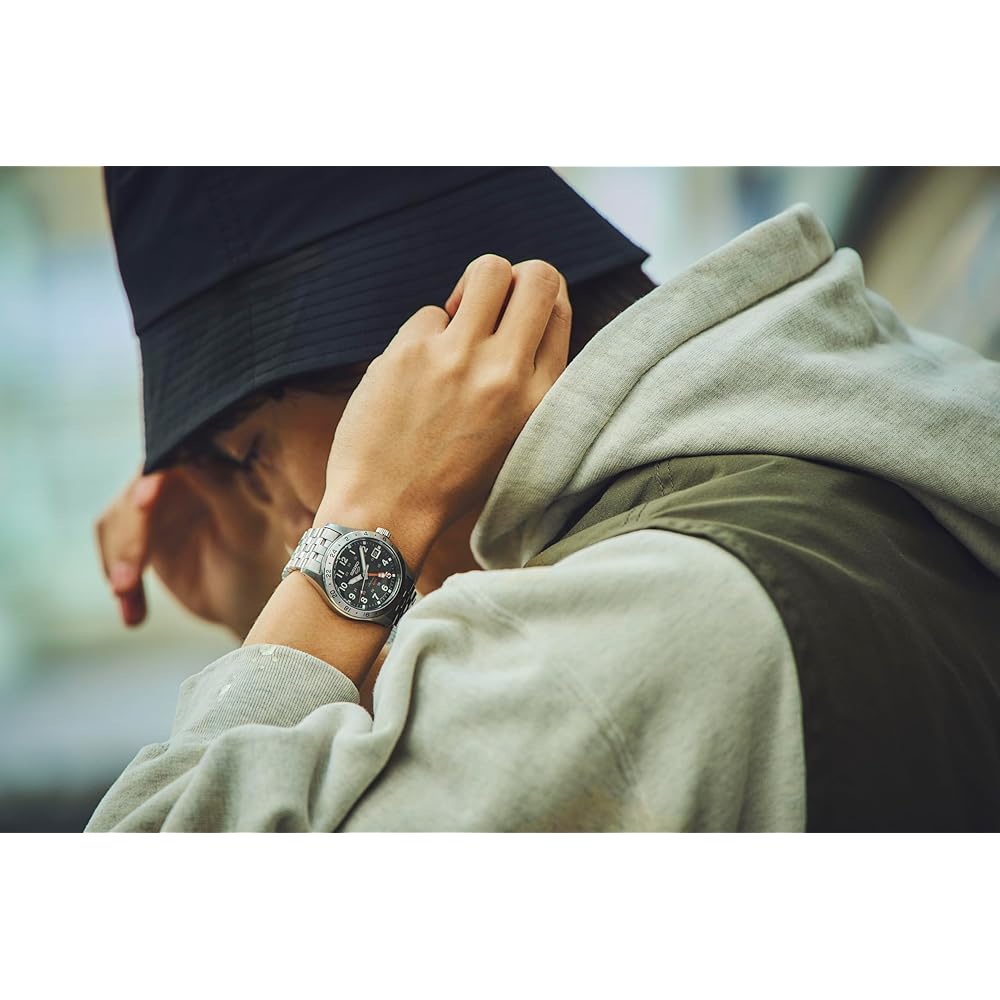 Seiko 5 Sports Field GMT "Sports Style" Mechanical Automatic (with Manual Winding) Men's Watch SBSC011