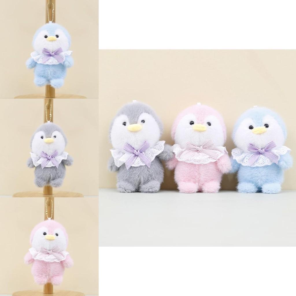 Charming Little Penguin Plushie Soft Short Plush Bag Ornament Pp Cotton Filling