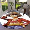 Ковер круглый с изображением Манки Д. Луффи из One Piece, ковер для гостиной, спальни, дивана, игровой комнаты, нескользящий коврик