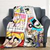 1pc Powerpuff Girls Flannel Blanket, Soft Skin Friendly with Digital Printing, Various Sizes Available for Family, Friends, Birthday