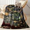 Gothic Style Blanket Ultra-Soft Great for Picnics Chair Seaside for All Occasions Digital Print Ideal Gift for Friends Family Couples Picnic
