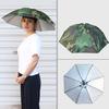Umbrella Hat with Elastic Headband Waterproof Head Umbrella Hat Portable Hands-Free Folding Cap Fishing Hiking Sunshade Hat for Adult Kids Women Men