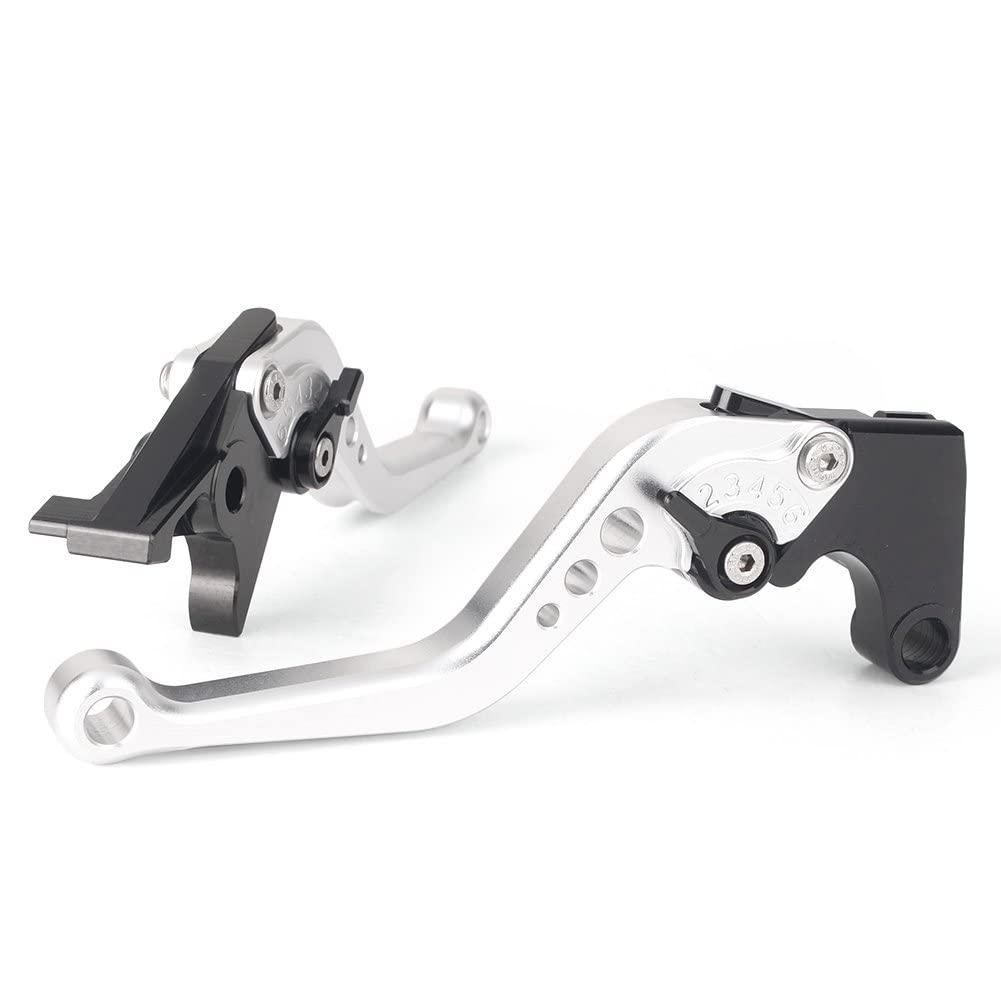 AL-mart Мотоциклетные тормозные рычаги короткого типа, рычаги сцепления, комплект рычагов, 6 уровней регулировки для Honda VTR1000F 1998-2005, CBF1000 2006-2009