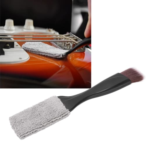 Guitar Fret Brush, Guitar Brush, Dust Removal Brush, Guitar Cleaner, Dust Brush, Lightweight, Easy to Clean, Practical for Drums, Keyboards, and Pedal