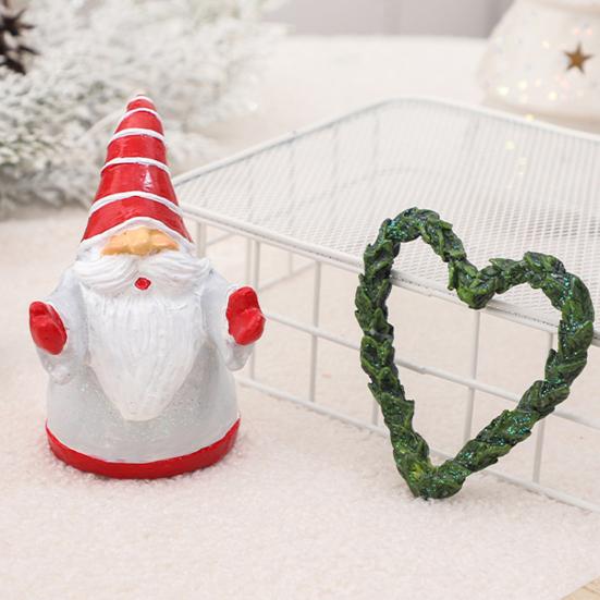 Рождественский гном, украшение из смолы, рождественский гном, эльф, статуэтка, домашний декор для стола, стоящая