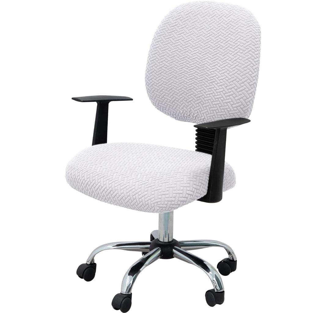 Жаккардовые эластичные чехлы на офисные компьютерные кресла, чехлы на сиденья для кресел, съемные, моющиеся, защита для вращающихся кресел