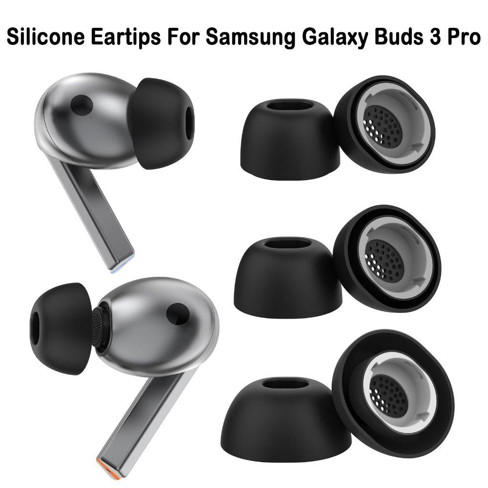 1Pair Silicone Earphone Eartips Ear Plugs for Samsung Galaxy Buds 3 Pro Earphone Accessories