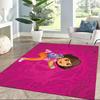 Dora Explorer Floor Rug Office Rug Design for Dormitory Balcony Bedrooms Game Room Anti-slip Rug Decorate Offices Wedding Party Gift