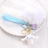 Cute Sanrio Cartoon Keychain: Kuromi & Cinnamoroll Plush Bag Charm