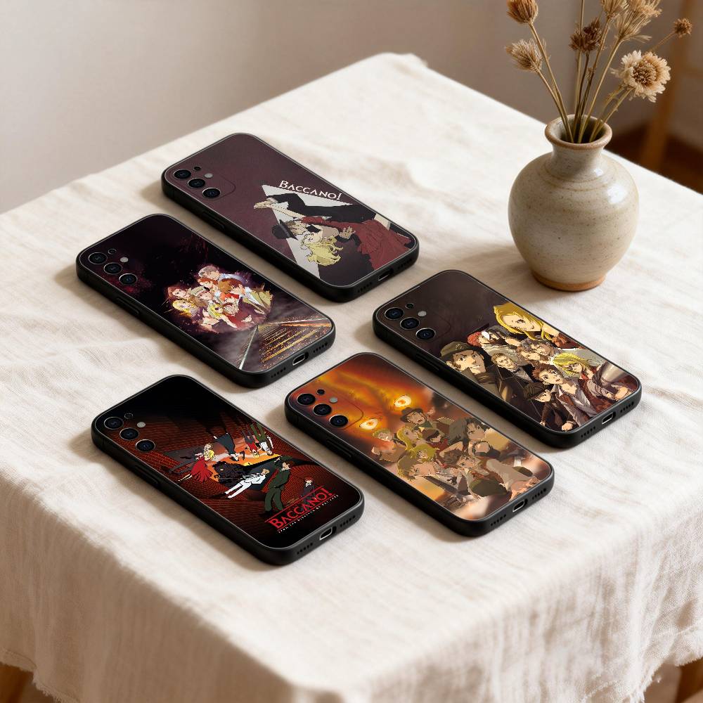 Baccano Wallpaper Phone Case For Samsung S26,25,24,23,22,21,20,30,Ultra,Plus,Fe,Lite Black Shell