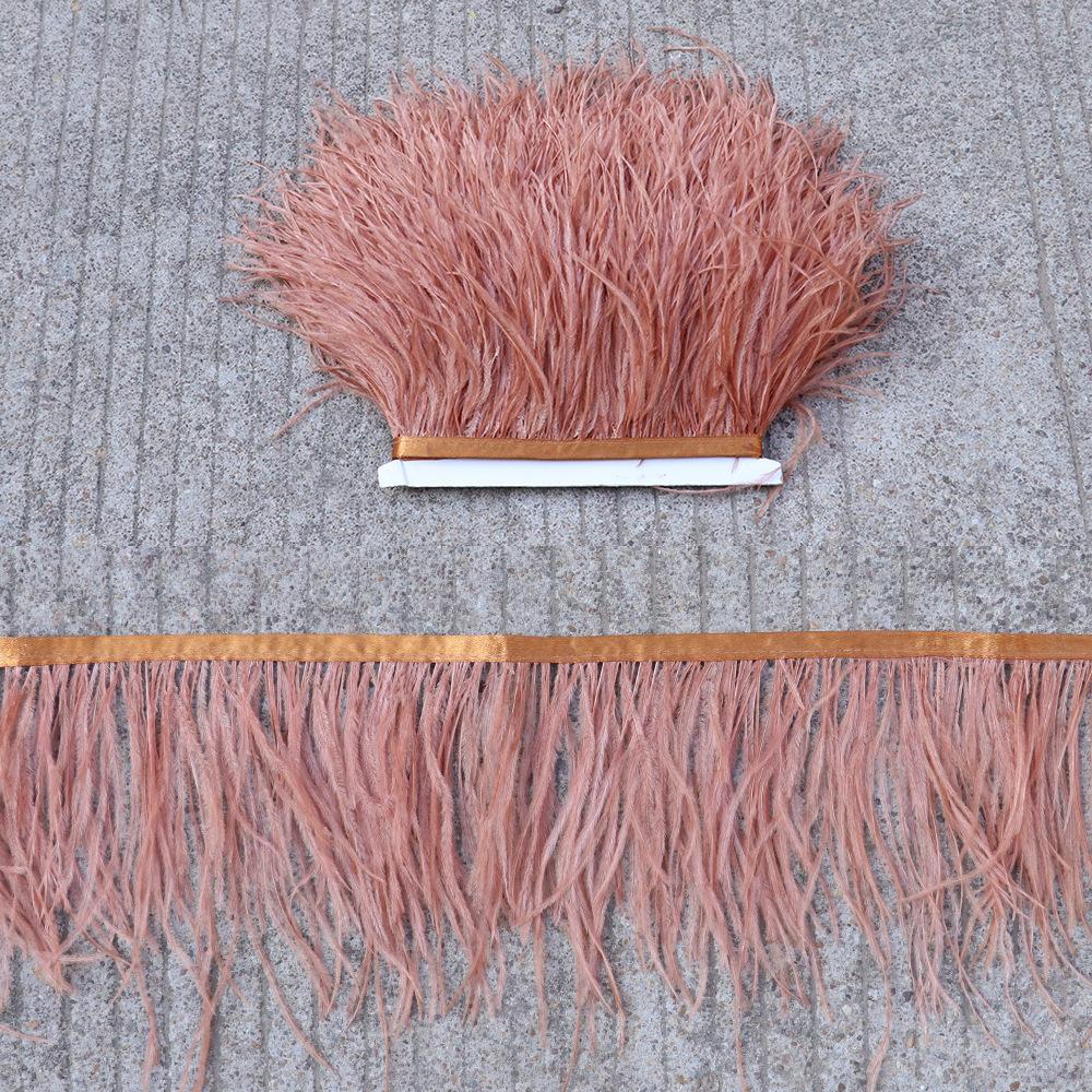 Thickened Encryption Ostrich Hair Cloth Edge 10-15Cm Feather Clothing Skirt Accessories