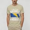 Unisex I Am from Bosnia Take Me to America Bosnian T Shirt Pure Cotton Clothing Short Sleeve Round Neck Tee Shirt Adult TShirts