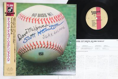 Виниловая пластинка SCOTT HAMILTON JAKE HANNA DAVE MC No Bass Hit LCJ2040 CONCORD JAZZ 1984 Япония Obi Джаз Б/у